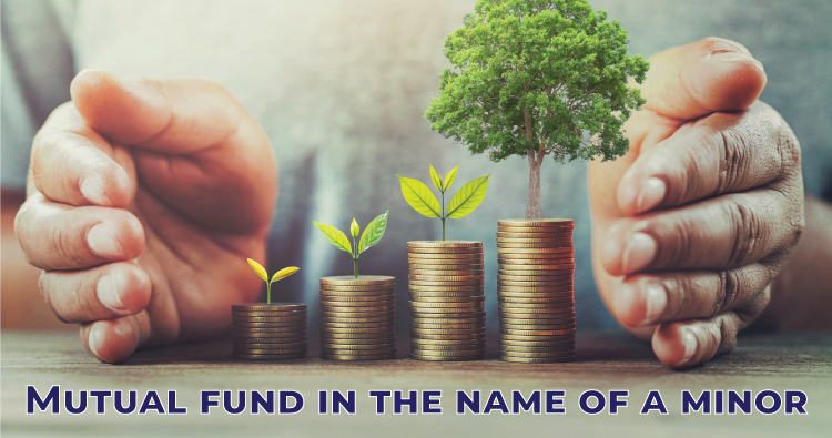 How can I invest in a mutual fund in the name of my minor child?